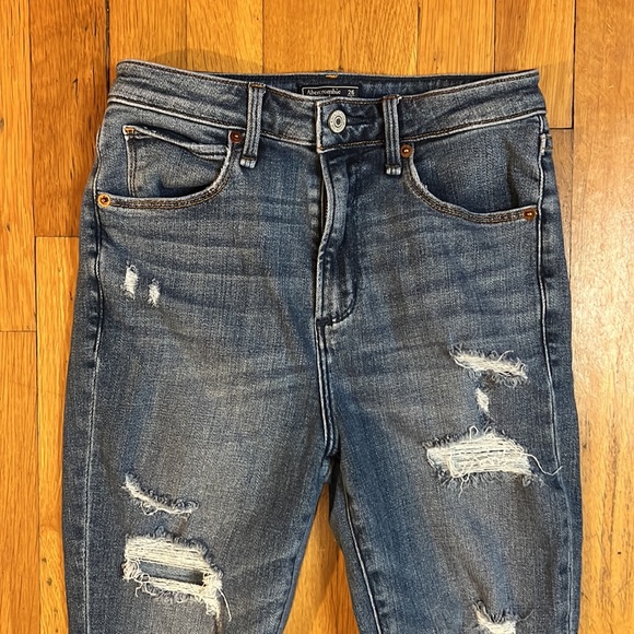 Abercrombie & Fitch Curve Love Super Skinny Jeans, size 26 - Picture 5 of 12